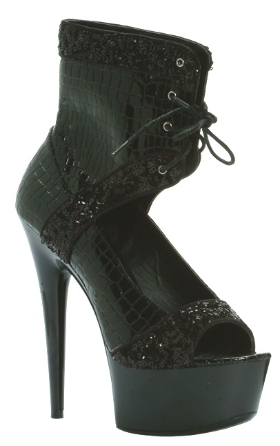 Viper - 6 Inch Multi Buckle Quilted Stiletto